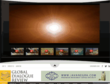 Tablet Screenshot of globaldialoguereview.com